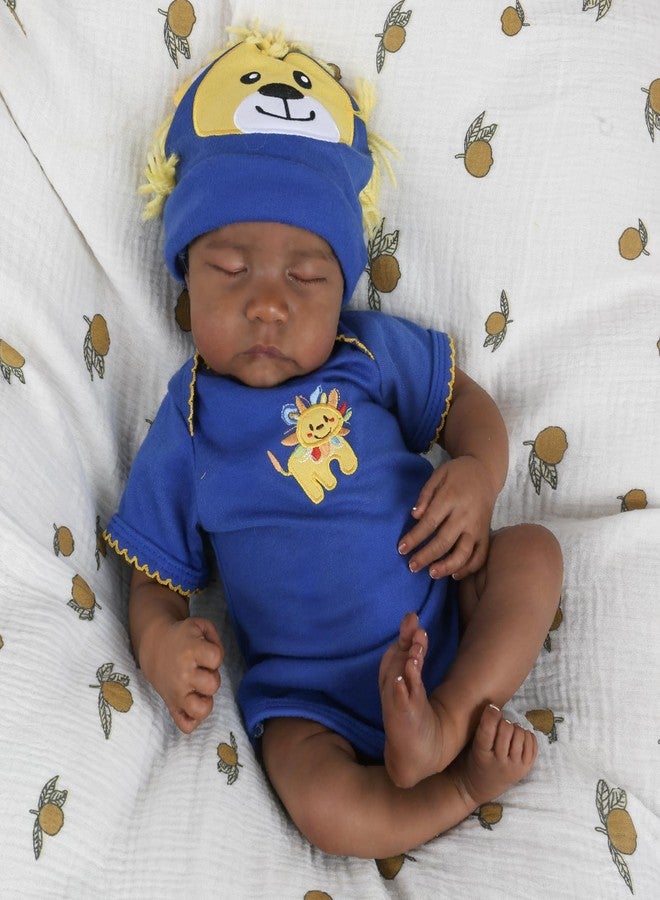 CHAREX Realistic Reborn Baby Dolls Black - 18 inch Newborn Baby African American, Soft Body Real Life Sleeping Baby Doll with Accessories Gift Set for Girls Boy Age 3+ - Image 4